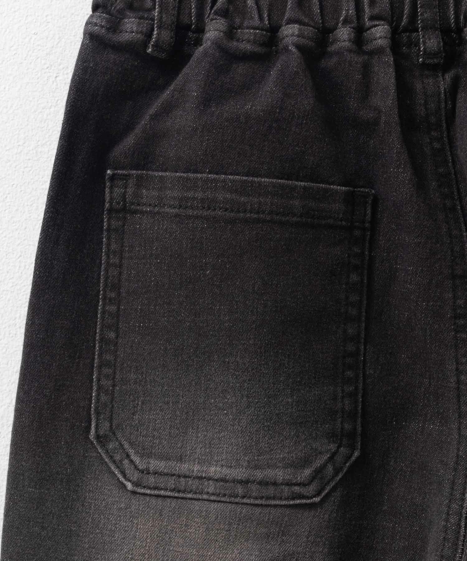 デニムバレルレッグパンツ キッズ商品画像-12