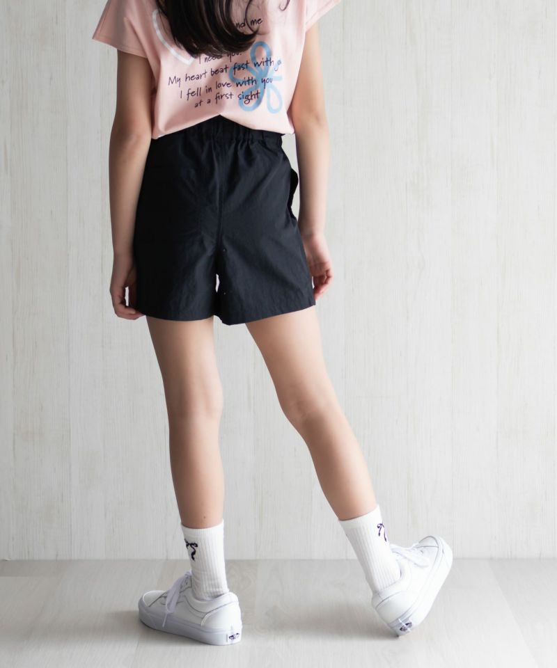 NAVY  水陸両用ガーリーナイロンショートパンツ キッズ商品画像-9