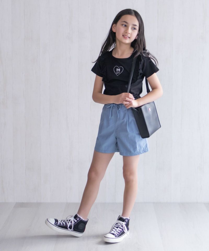 NAVY  水陸両用ガーリーナイロンショートパンツ キッズ商品画像-16