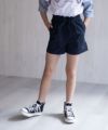 NAVY  水陸両用ガーリーナイロンショートパンツ キッズ商品サムネイル-17