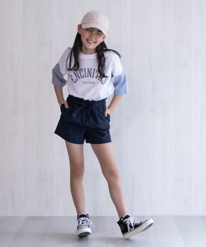 NAVY  水陸両用ガーリーナイロンショートパンツ キッズ商品画像-19