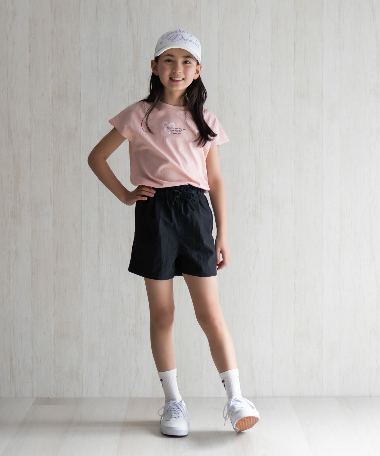 NAVY  水陸両用ガーリーナイロンショートパンツ キッズ商品サムネイル-36