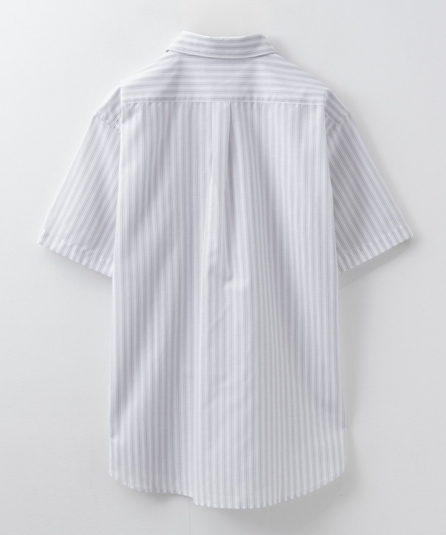 NAVY COOLMAX リネン混ボタンダウン半袖シャツ メンズ商品画像-28