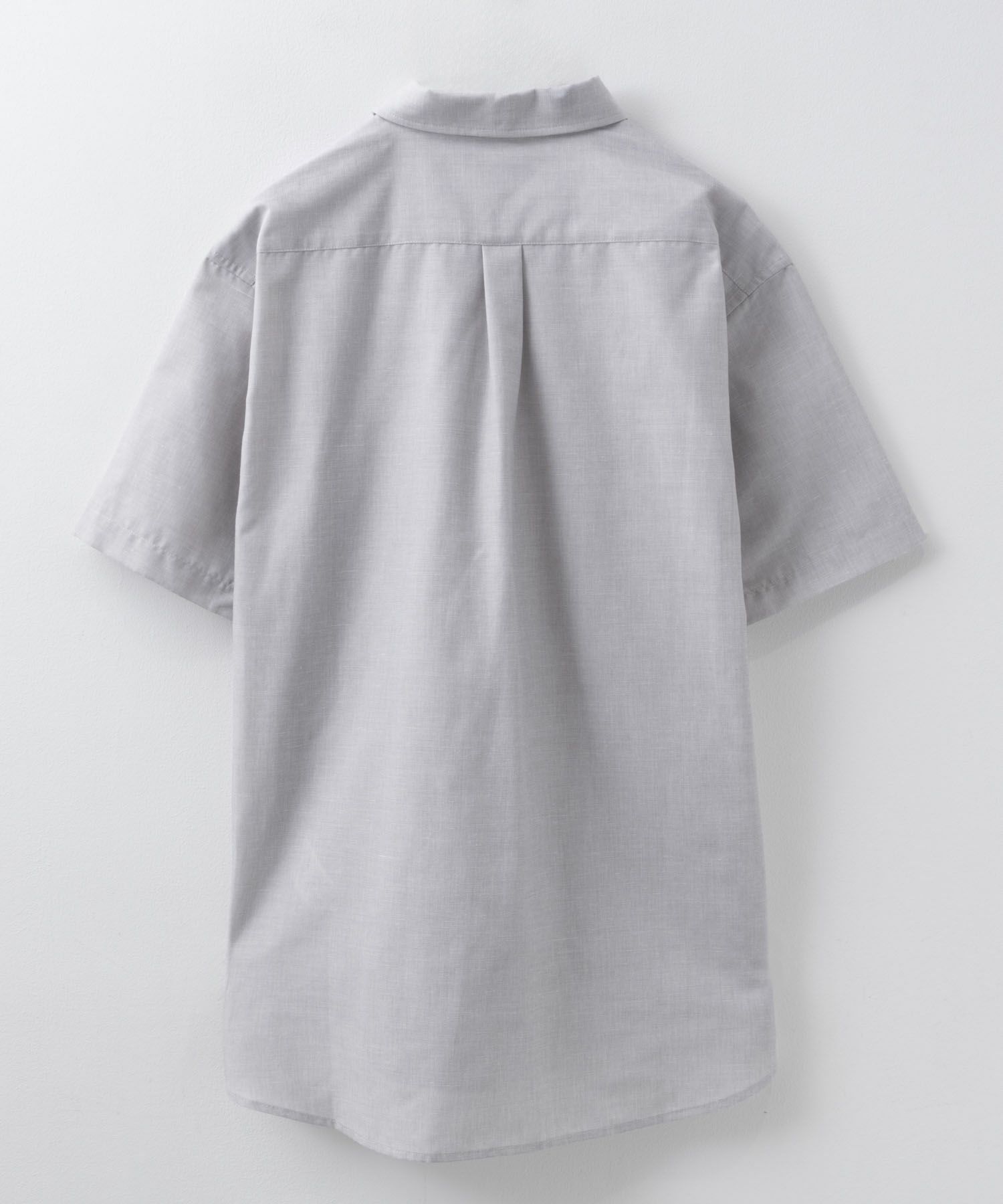 NAVY COOLMAX リネン混ボタンダウン半袖シャツ メンズ商品サムネイル-30