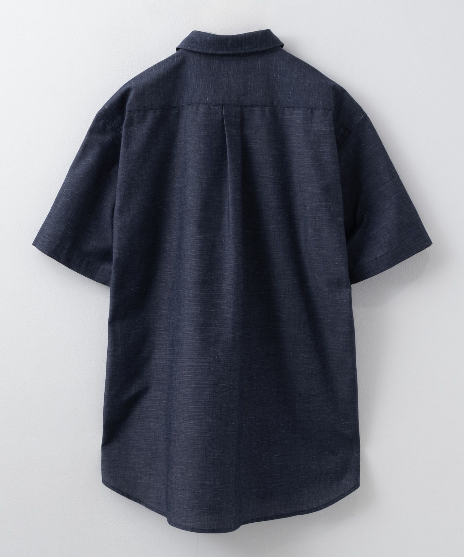 NAVY COOLMAX リネン混ボタンダウン半袖シャツ メンズ商品サムネイル-34