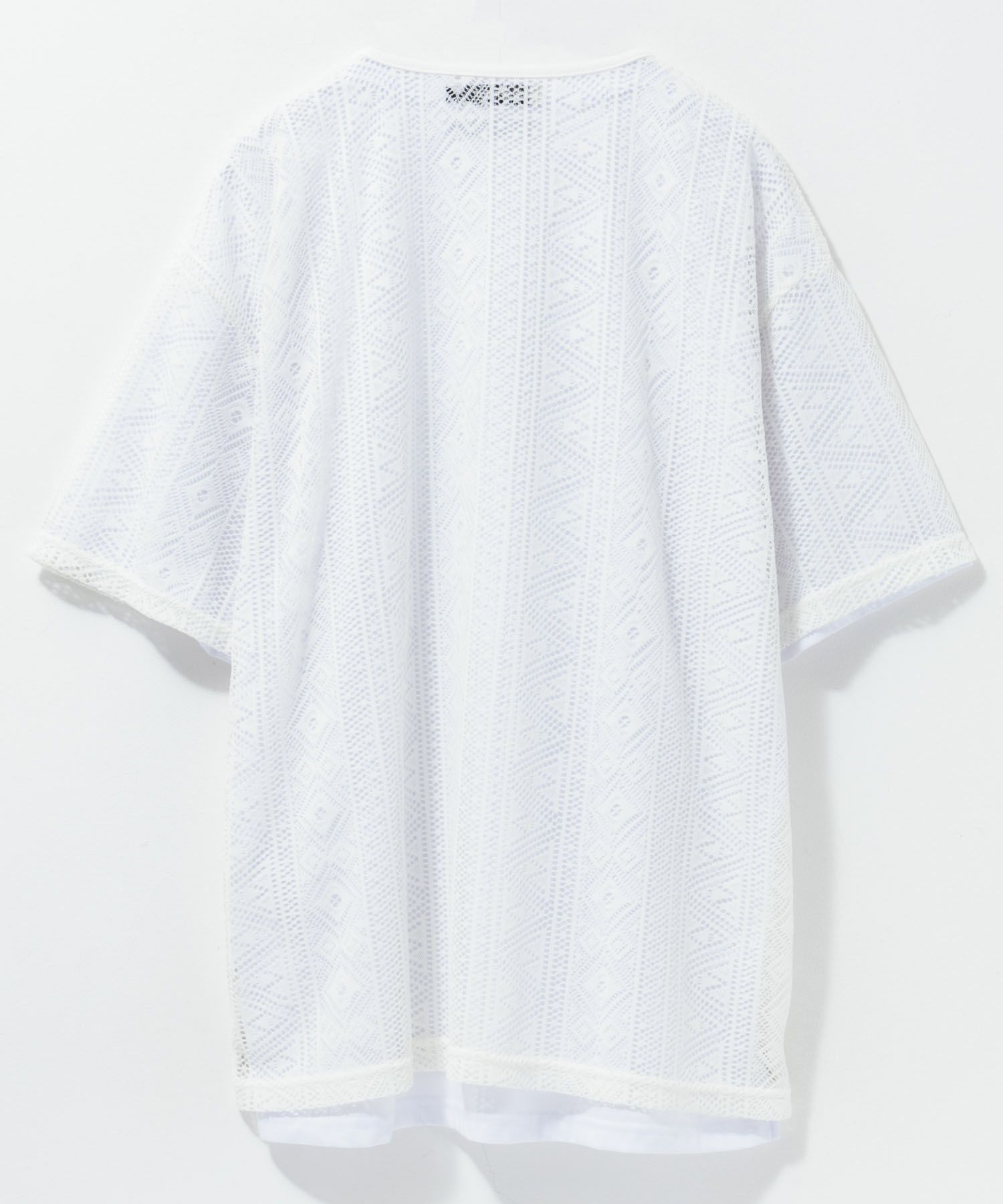 NOBLE PRODUCT  レースアンサンブルTシャツ アクセサリー付き メンズ メール便 対応商品商品画像-16