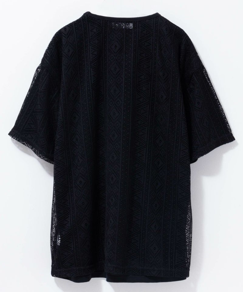 NOBLE PRODUCT  レースアンサンブルTシャツ アクセサリー付き メンズ メール便 対応商品商品画像-18