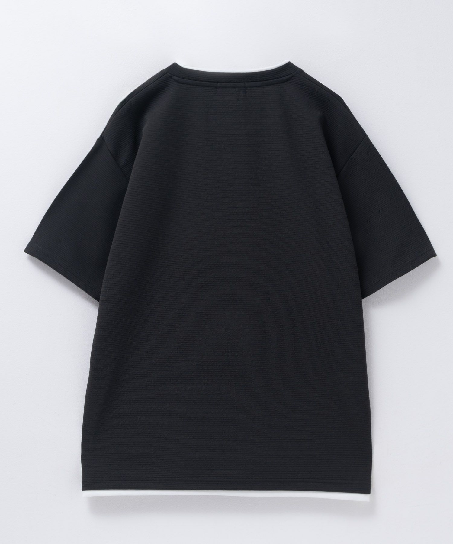 NAVY SARARI  接触冷感フェイクレイヤードTシャツ メンズ メール便 対応商品商品画像-26