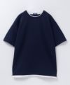NAVY SARARI  接触冷感フェイクレイヤードTシャツ メンズ メール便 対応商品商品サムネイル-27