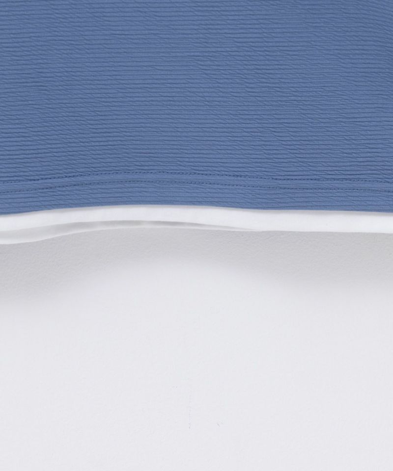 NAVY SARARI  接触冷感フェイクレイヤードTシャツ メンズ メール便 対応商品商品画像-33