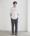 NAVY SARARI ポンチ素材 冷感プリントTシャツ メンズ メール便 対応商品商品サムネイル-6