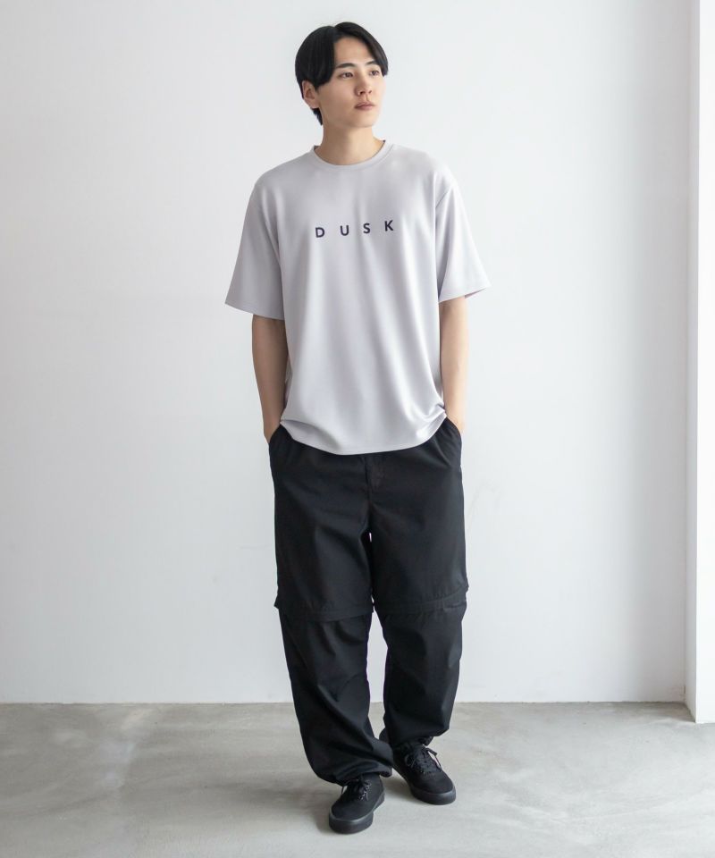 NAVY SARARI ポンチ素材 冷感プリントTシャツ メンズ メール便 対応商品商品画像-9