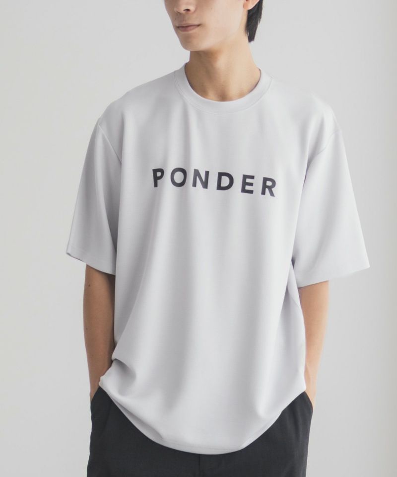 NAVY SARARI ポンチ素材 冷感プリントTシャツ メンズ メール便 対応商品商品画像-11