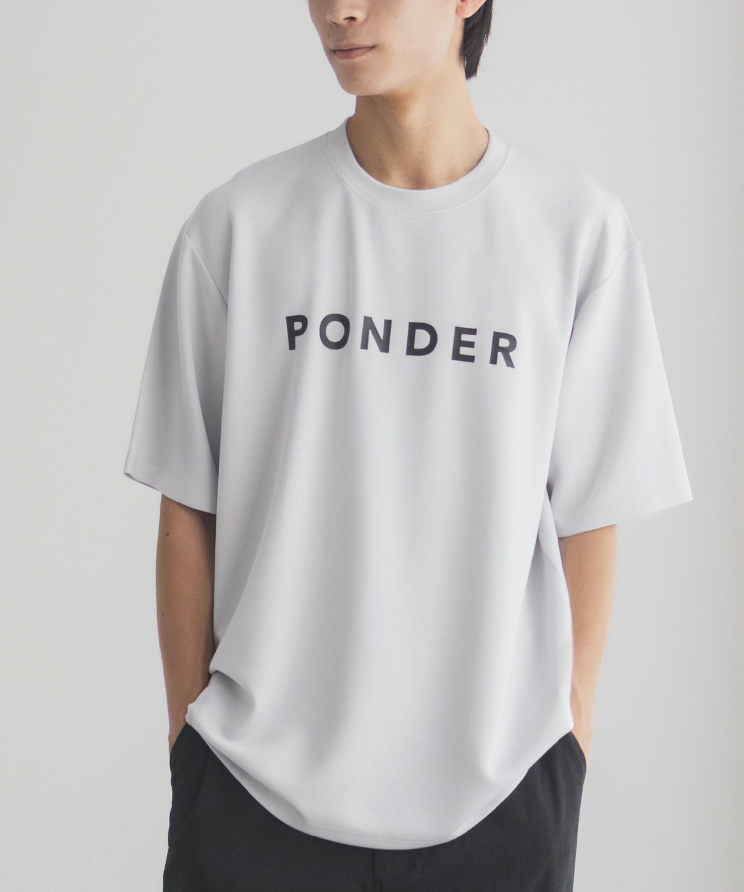 NAVY SARARI ポンチ素材 冷感プリントTシャツ メンズ メール便 対応商品商品画像-11