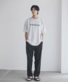 NAVY SARARI ポンチ素材 冷感プリントTシャツ メンズ メール便 対応商品商品サムネイル-12