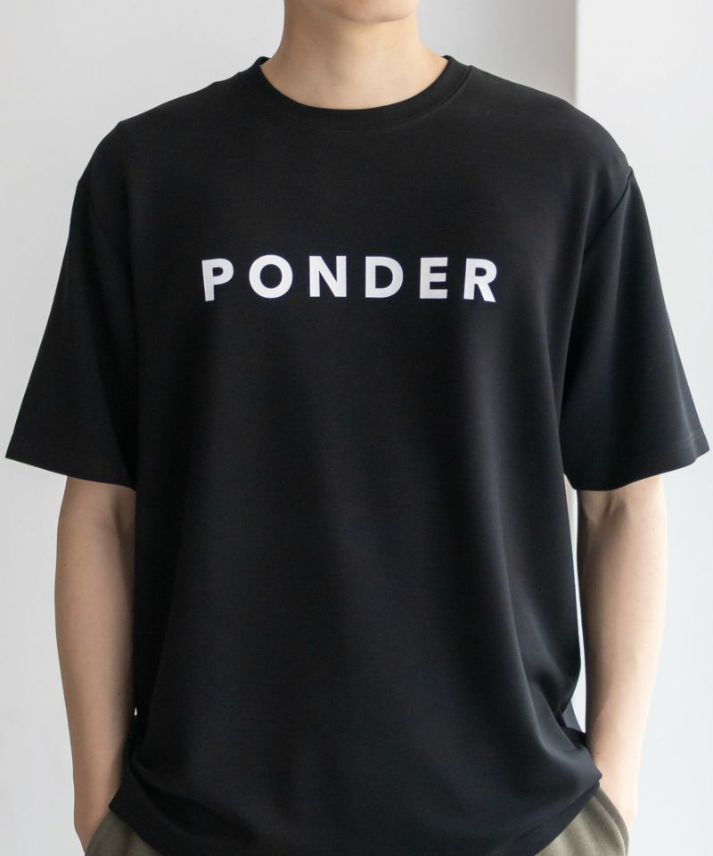 NAVY SARARI  ポンチ素材 冷感プリントTシャツ メンズ メール便 対応商品商品画像-16