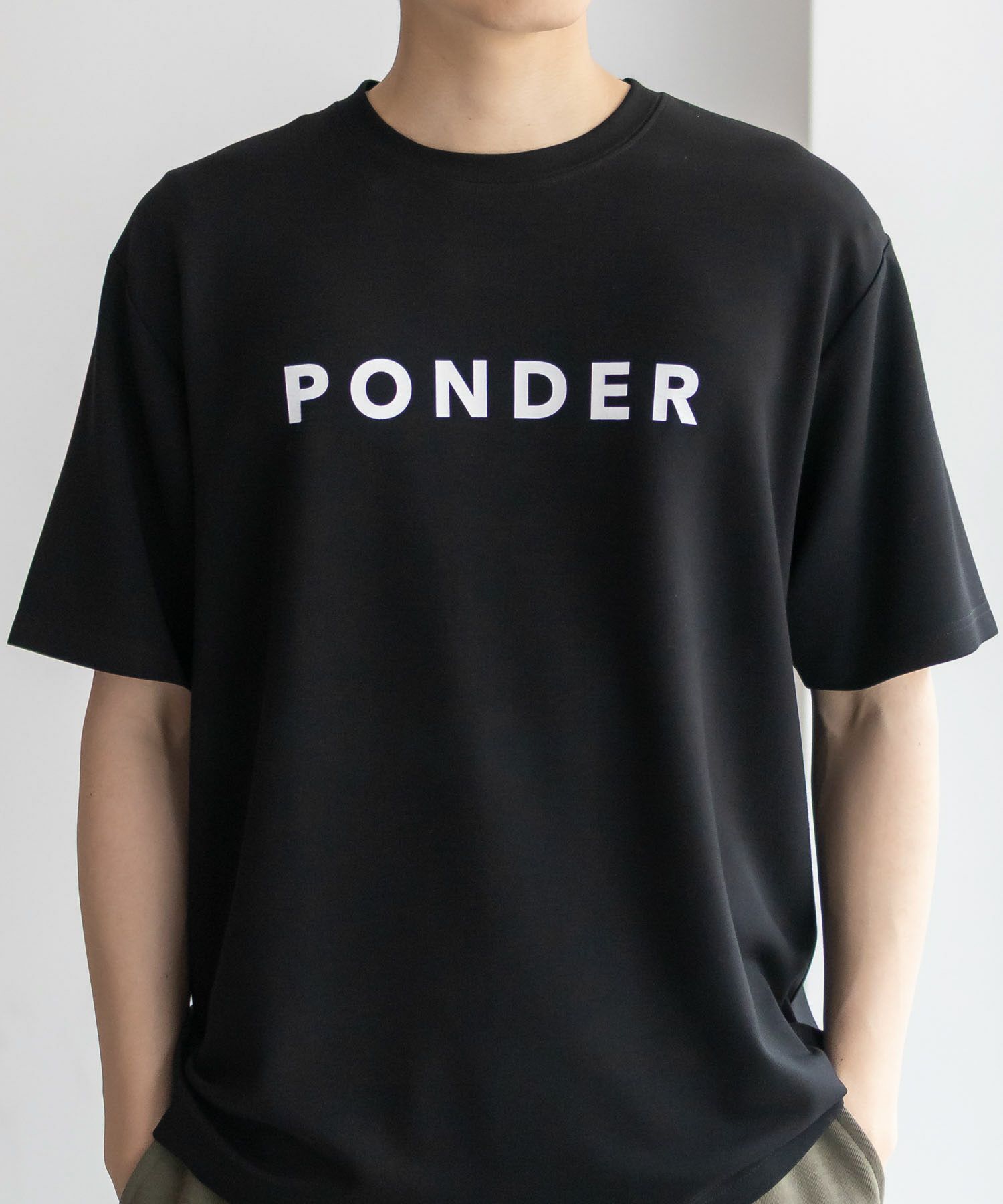 NAVY SARARI ポンチ素材 冷感プリントTシャツ メンズ ネコポス 対応商品