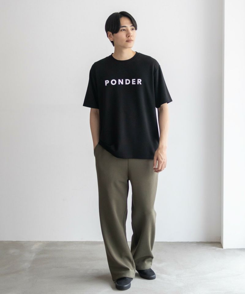 NAVY SARARI ポンチ素材 冷感プリントTシャツ メンズ メール便 対応商品商品画像-18