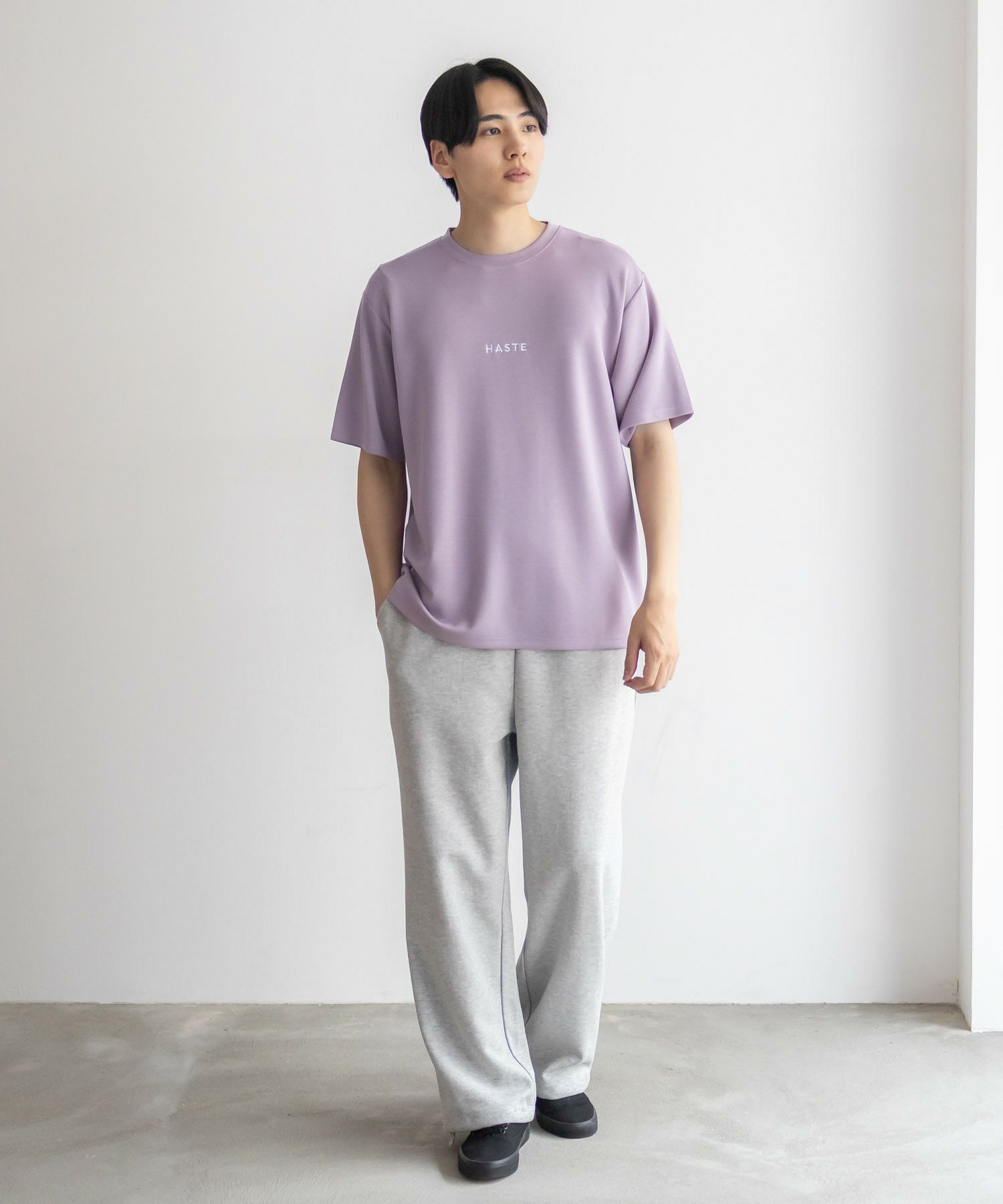 NAVY SARARI  ポンチ素材 冷感プリントTシャツ メンズ メール便 対応商品商品サムネイル-21