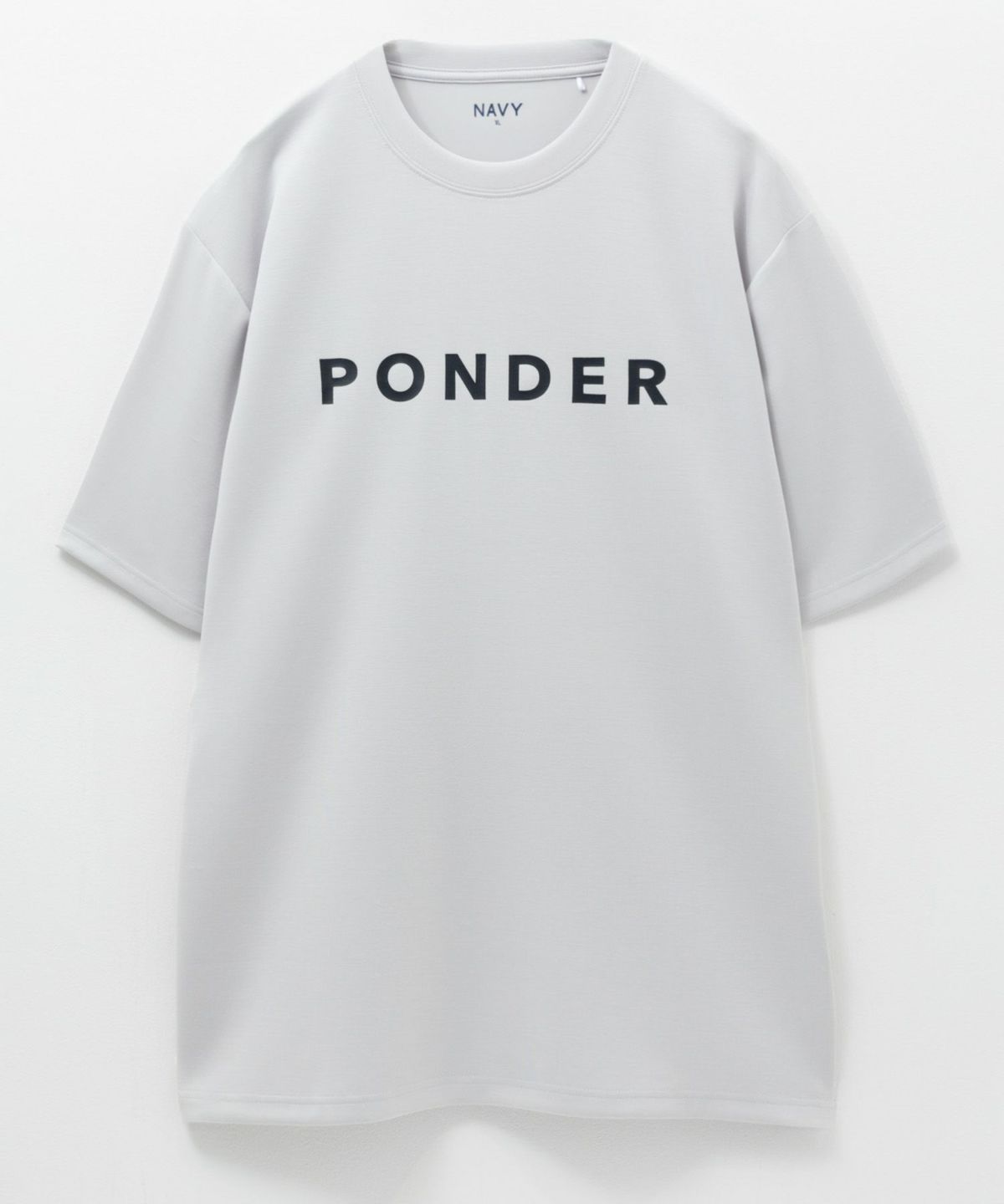 NAVY SARARI ポンチ素材 冷感プリントTシャツ メンズ ネコポス 対応商品