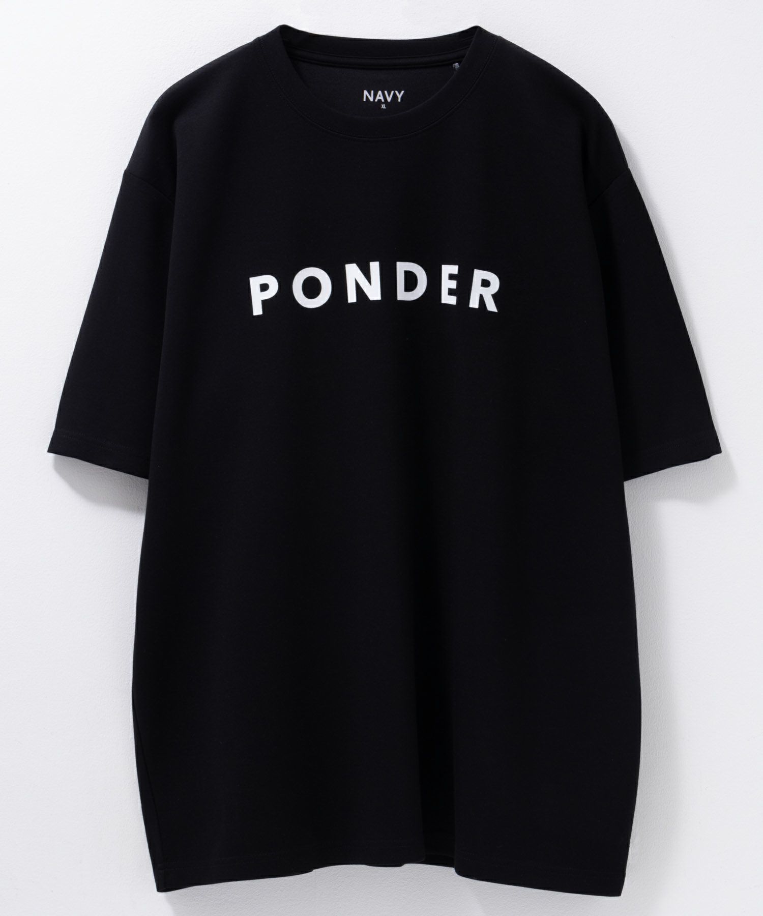 NAVY SARARI ポンチ素材 冷感プリントTシャツ メンズ メール便 対応商品商品画像-34