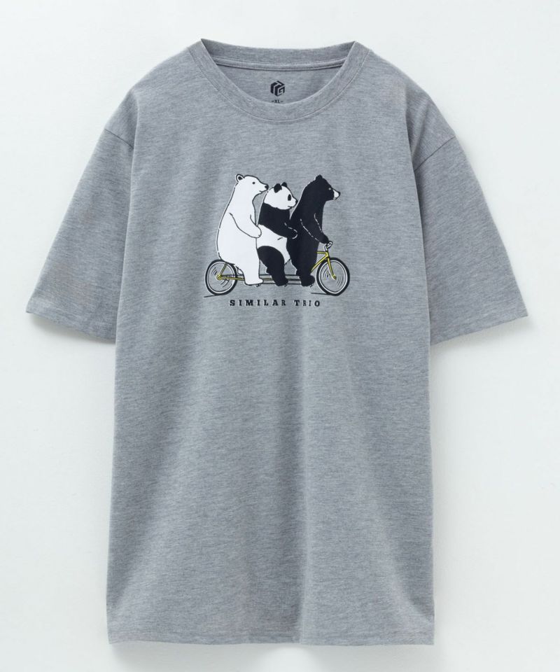 T-GRAPHICS  アニマルプリント半袖Tシャツ メンズ ネコポス 対応商品商品画像-1