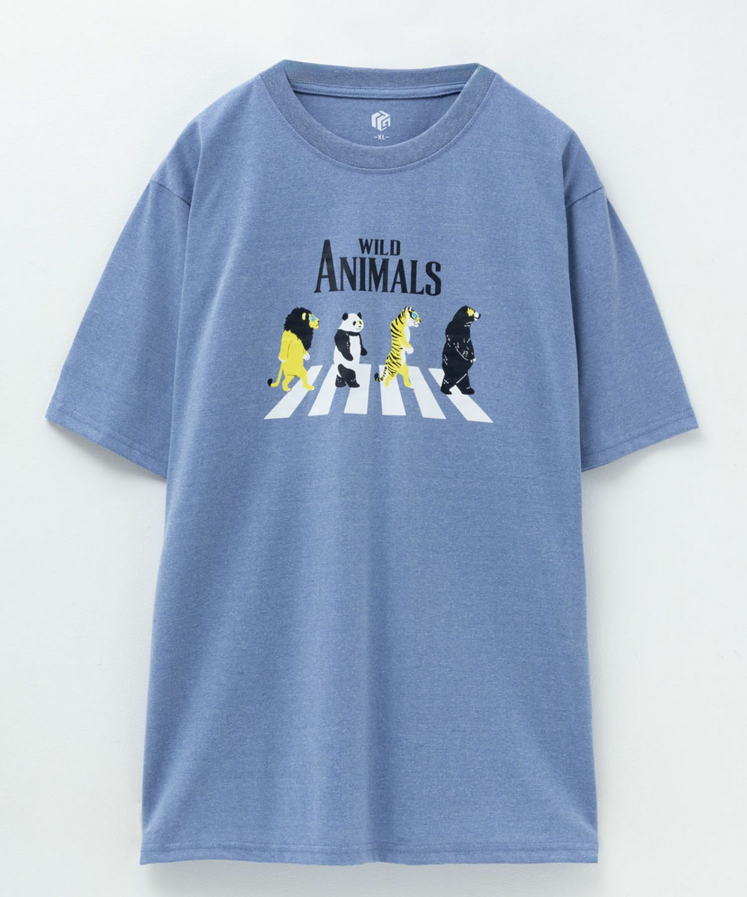 T-GRAPHICS  アニマルプリント半袖Tシャツ メンズ メール便 対応商品商品画像-7