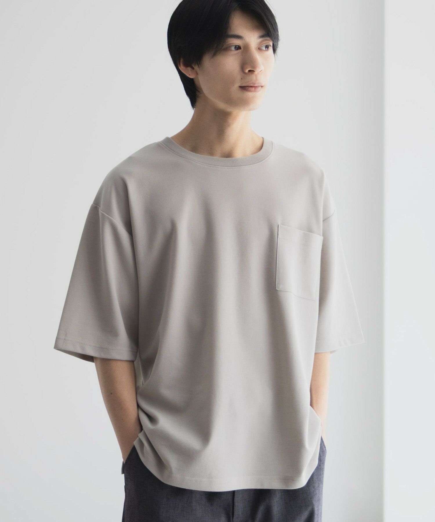 NAVY タフラクTシャツ メンズ メール便 対応商品商品画像-9