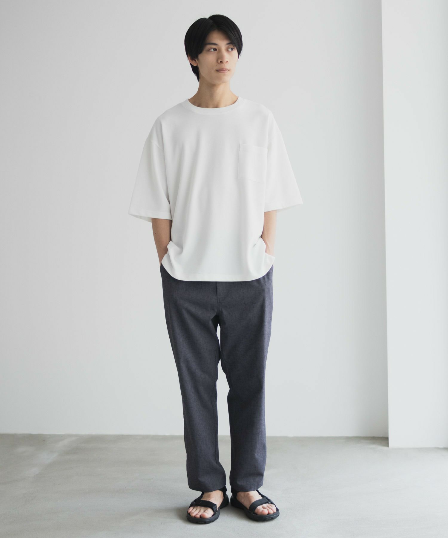 NAVY タフラクTシャツ メンズ メール便 対応商品商品画像-13