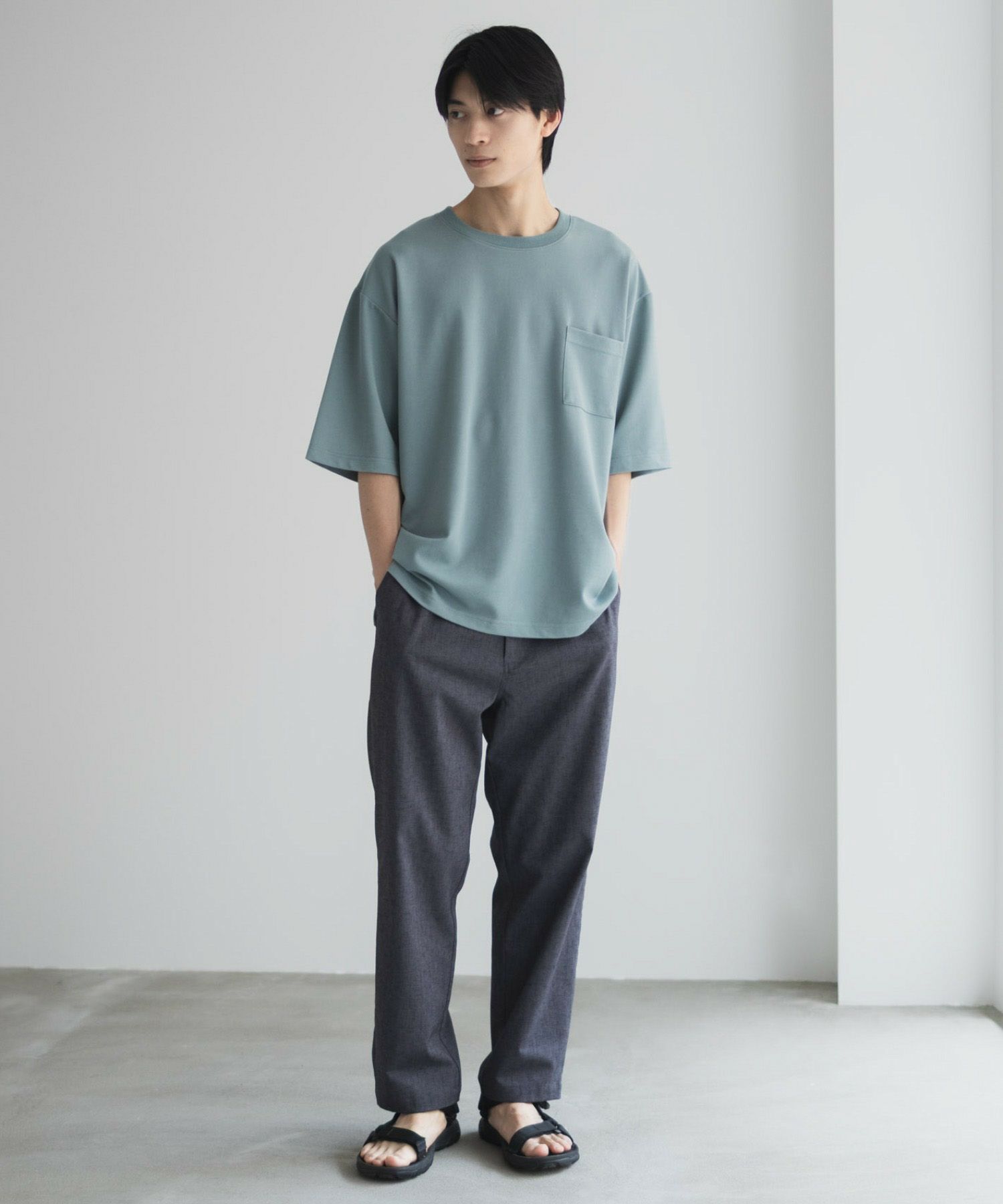 NAVY タフラクTシャツ メンズ メール便 対応商品商品画像-18