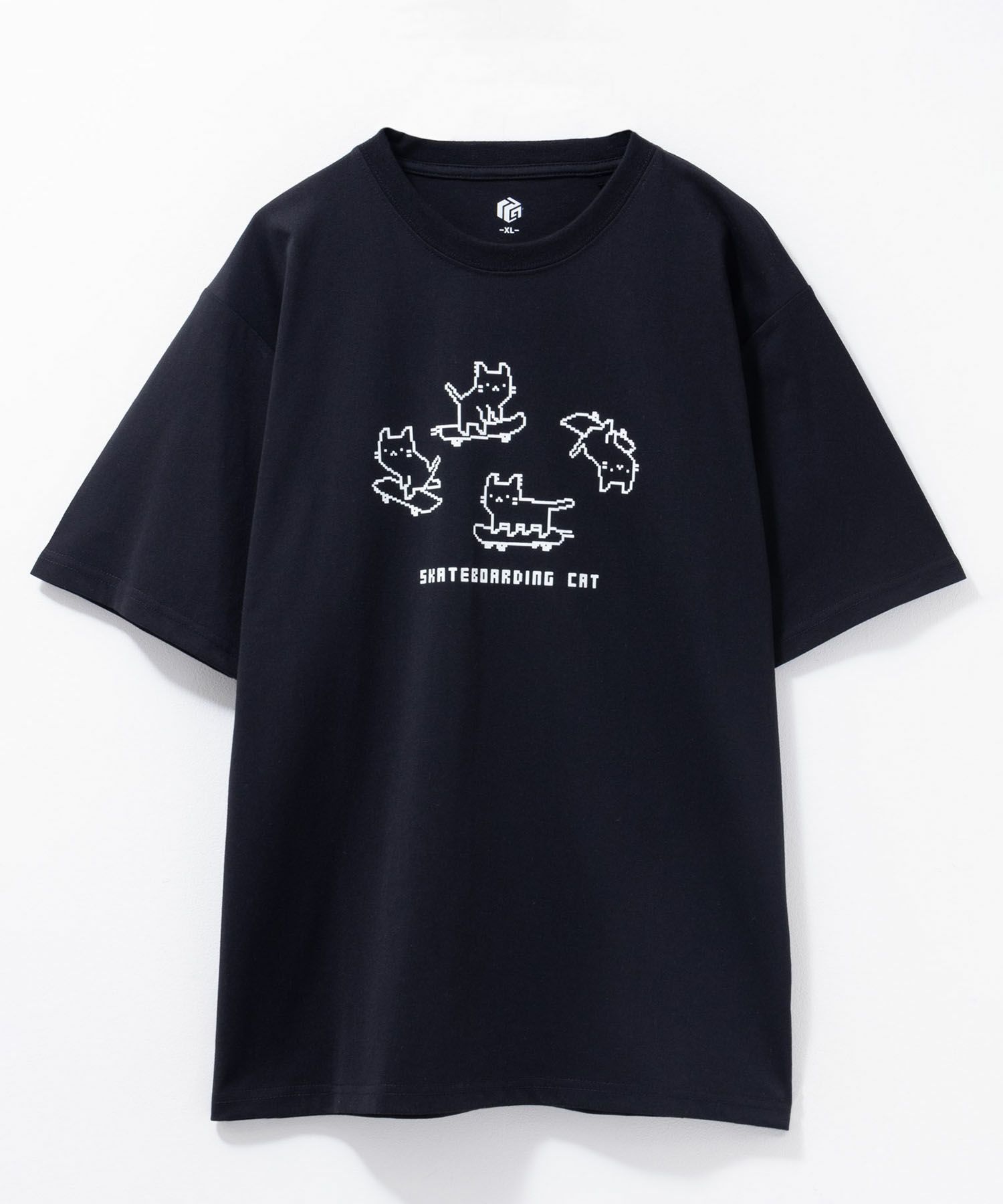 オーバーサイズ 黒 Tシャツ グラフィックプリント（NILWAY（ニルウェイ 