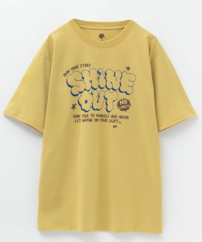 T-GRAPHICS  ストリートロゴプリント半袖Tシャツ メンズ ネコポス 対応商品