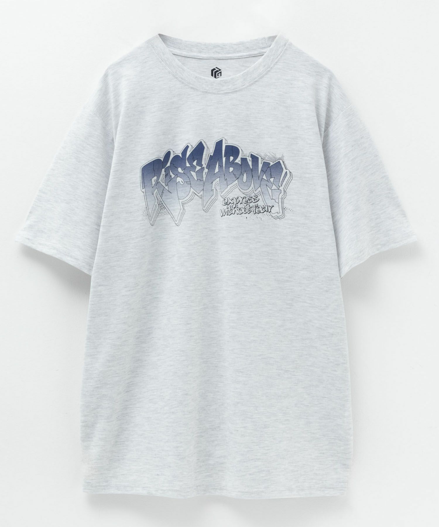 T-GRAPHICS ストリートロゴプリント半袖Tシャツ メンズ ネコポス 対応商品