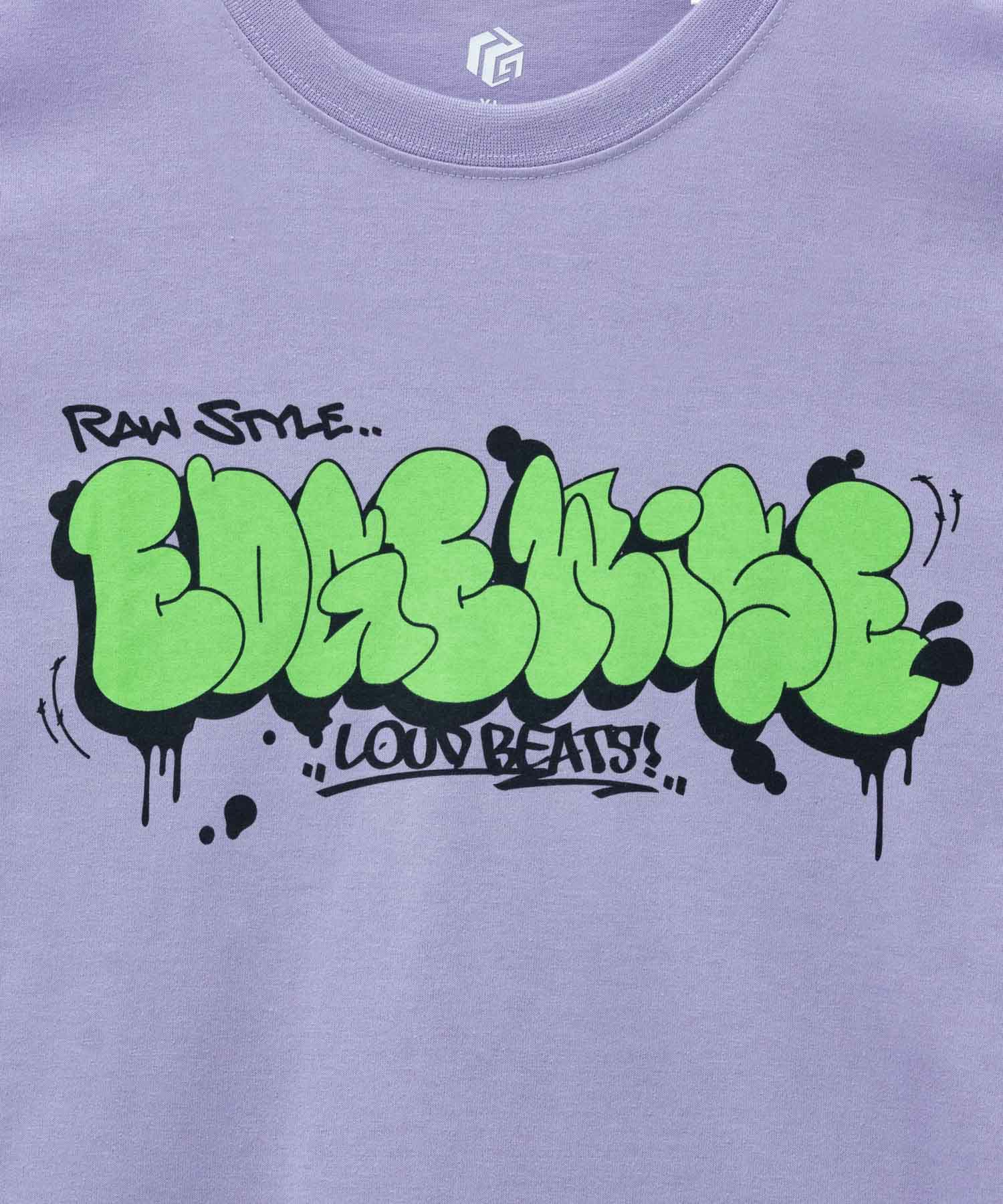 T-GRAPHICS ストリートロゴプリント半袖Tシャツ メンズ ネコポス 対応商品