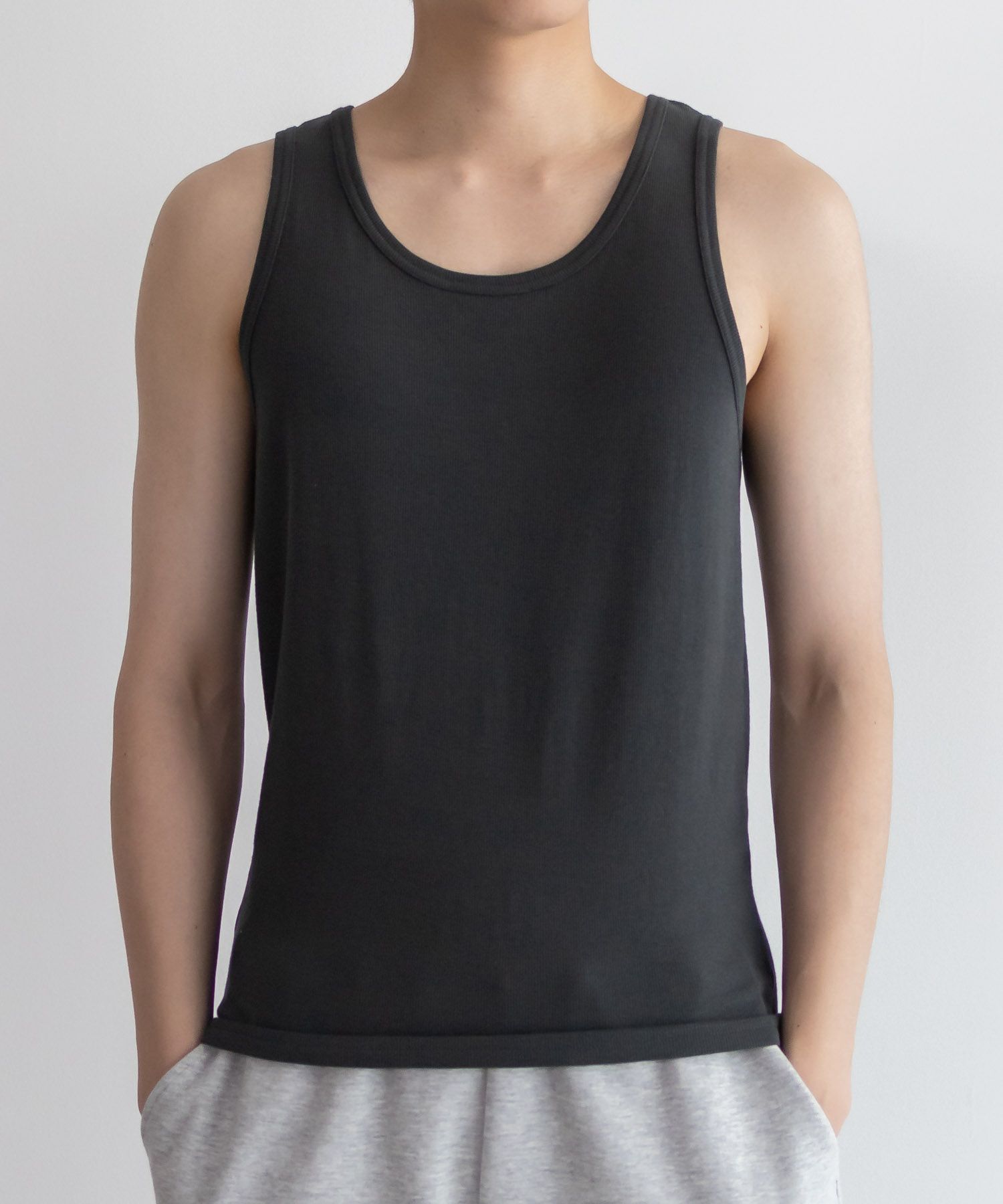 NAVY テレコタンクトップ メンズ ネコポス 対応商品