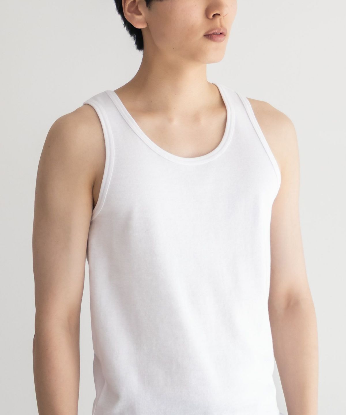 NAVY テレコタンクトップ メンズ ネコポス 対応商品