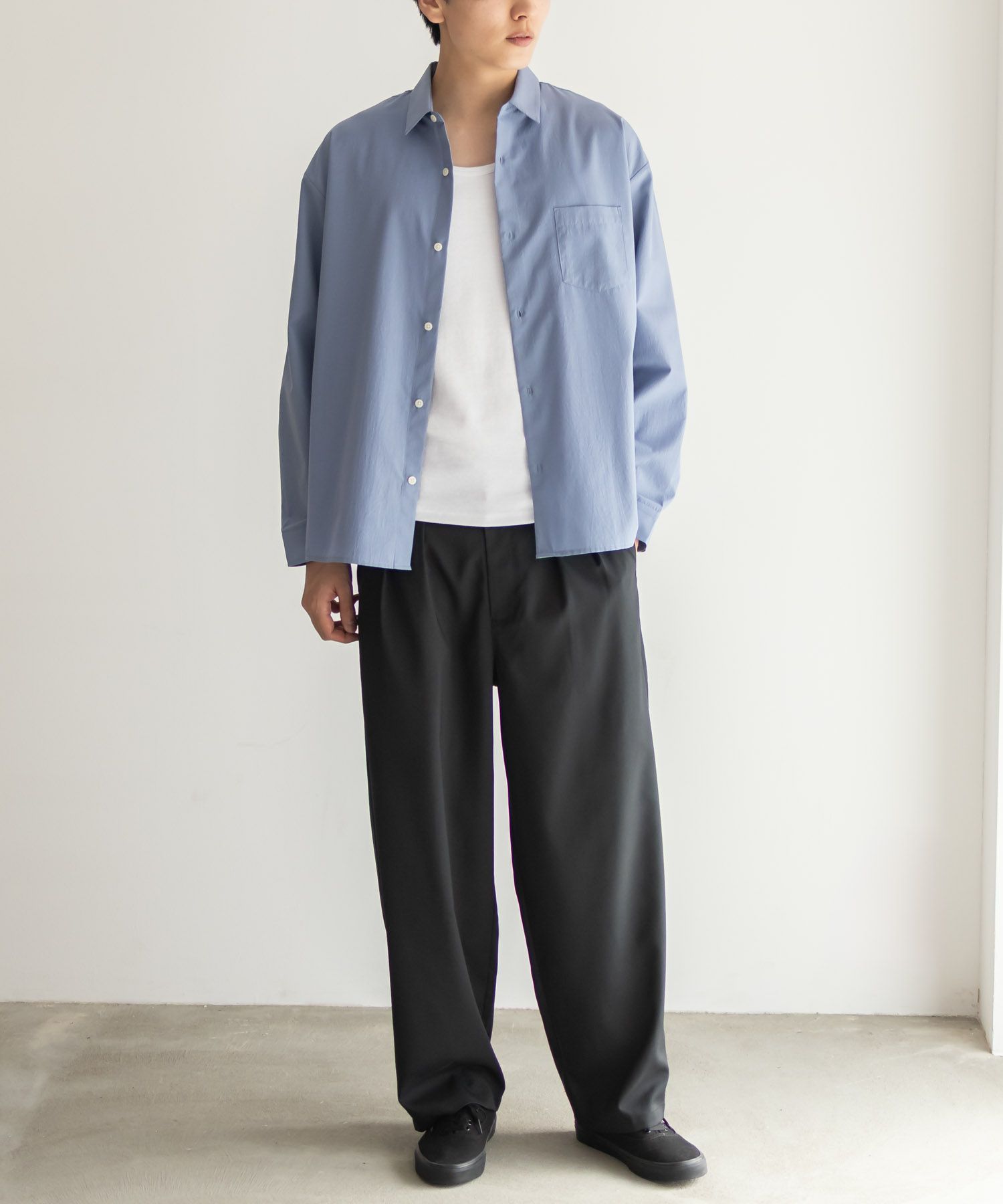 NAVY  テレコタンクトップ メンズ メール便 対応商品商品サムネイル-10