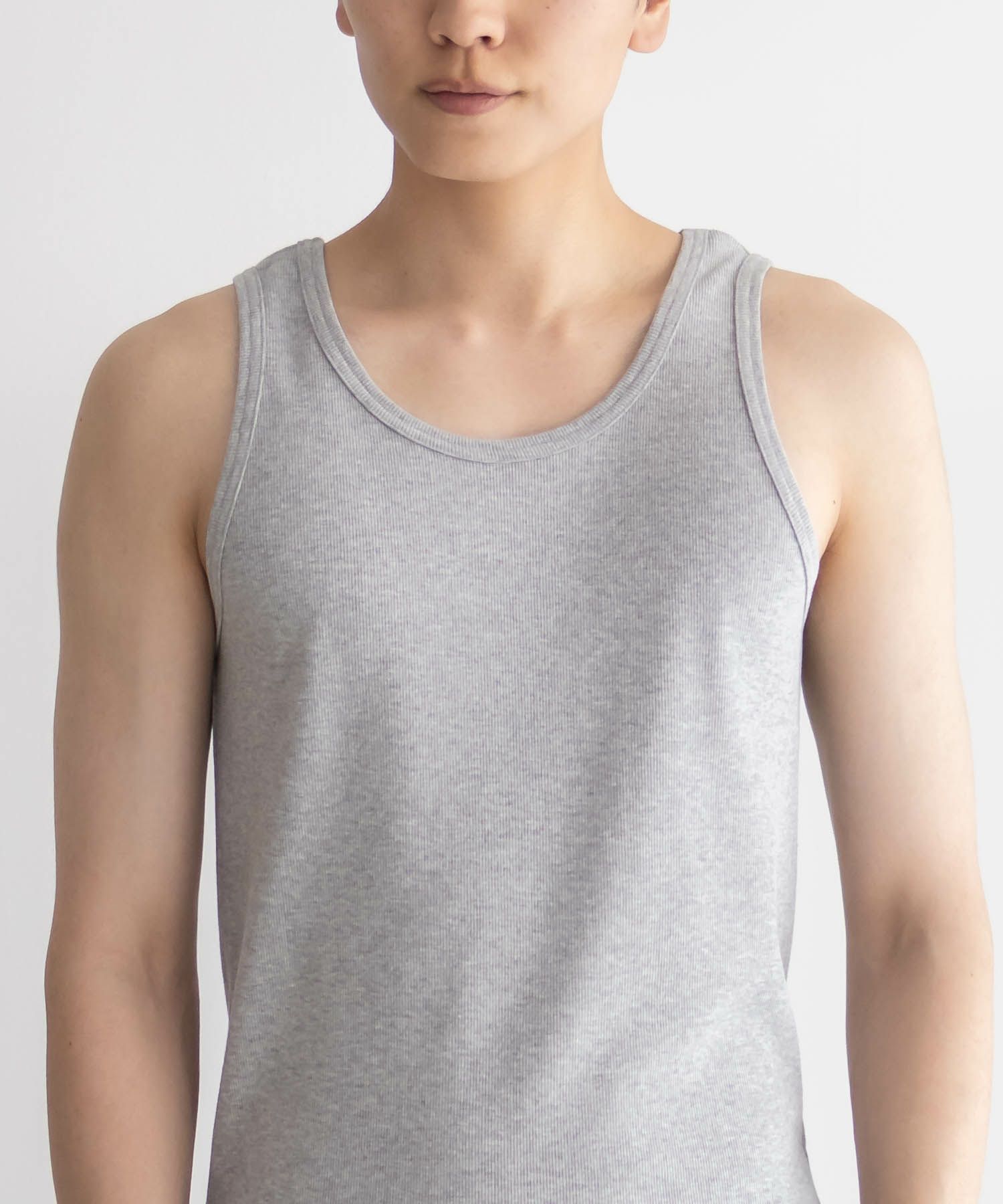 NAVY  テレコタンクトップ メンズ メール便 対応商品商品サムネイル-11