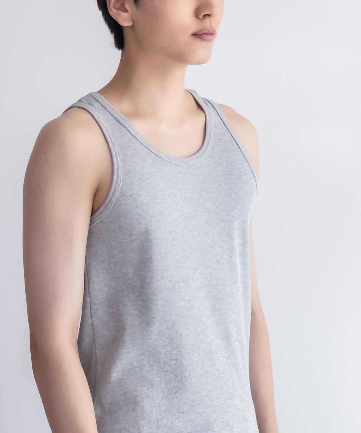 NAVY テレコタンクトップ メンズ ネコポス 対応商品