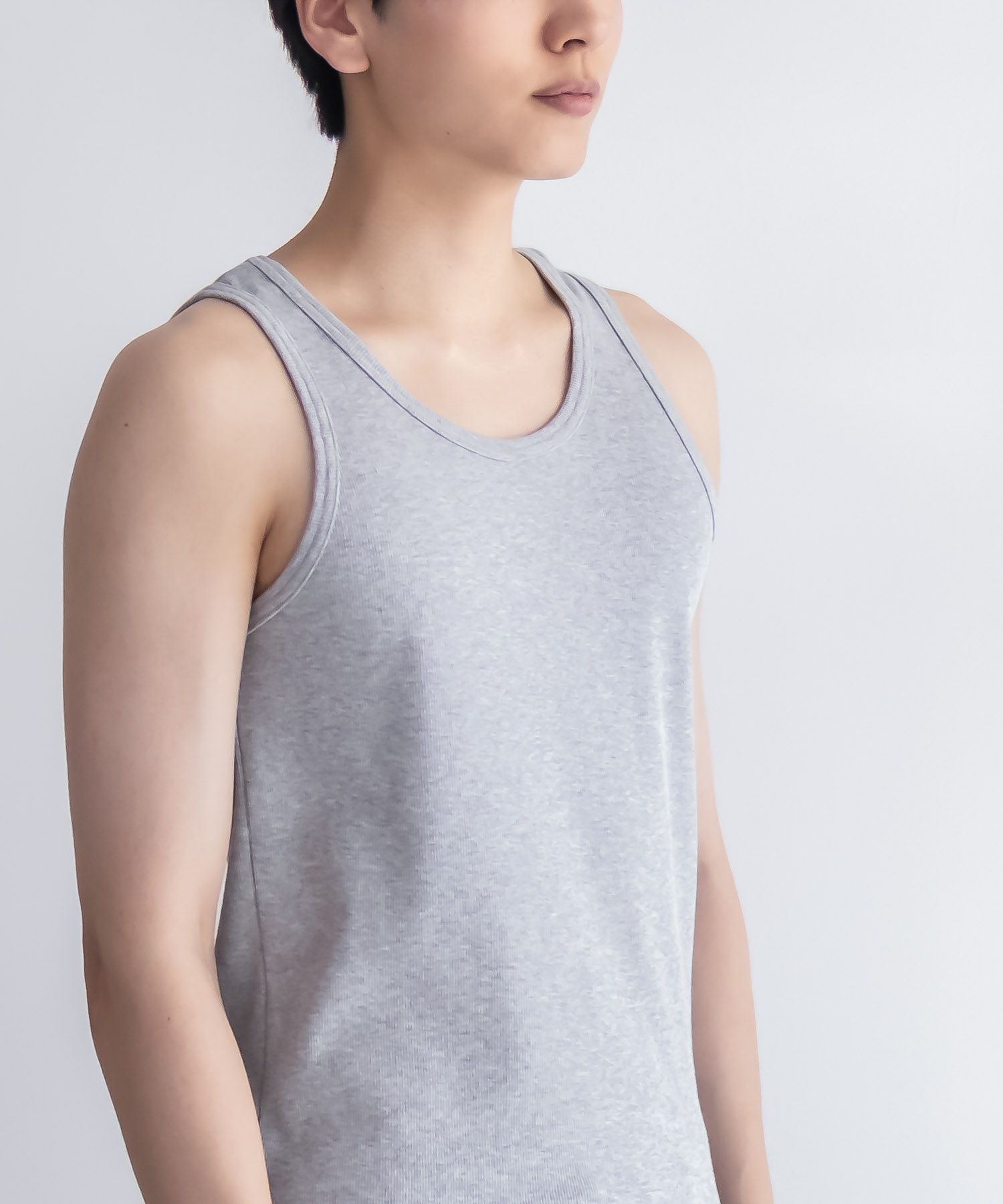 NAVY テレコタンクトップ メンズ ネコポス 対応商品