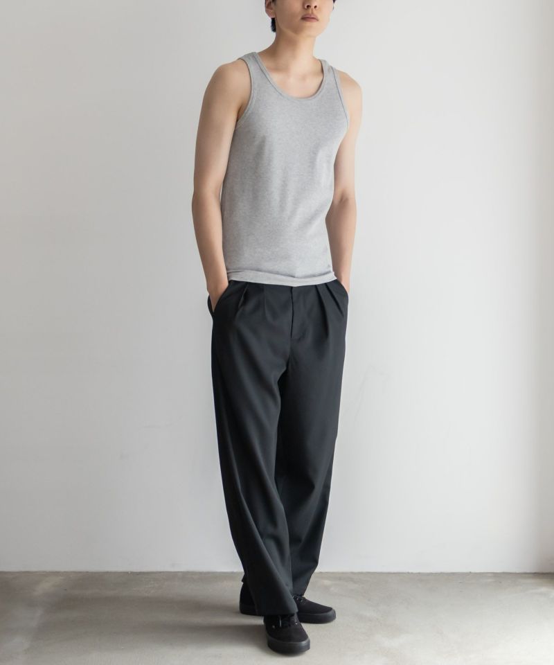 NAVY  テレコタンクトップ メンズ メール便 対応商品商品画像-14