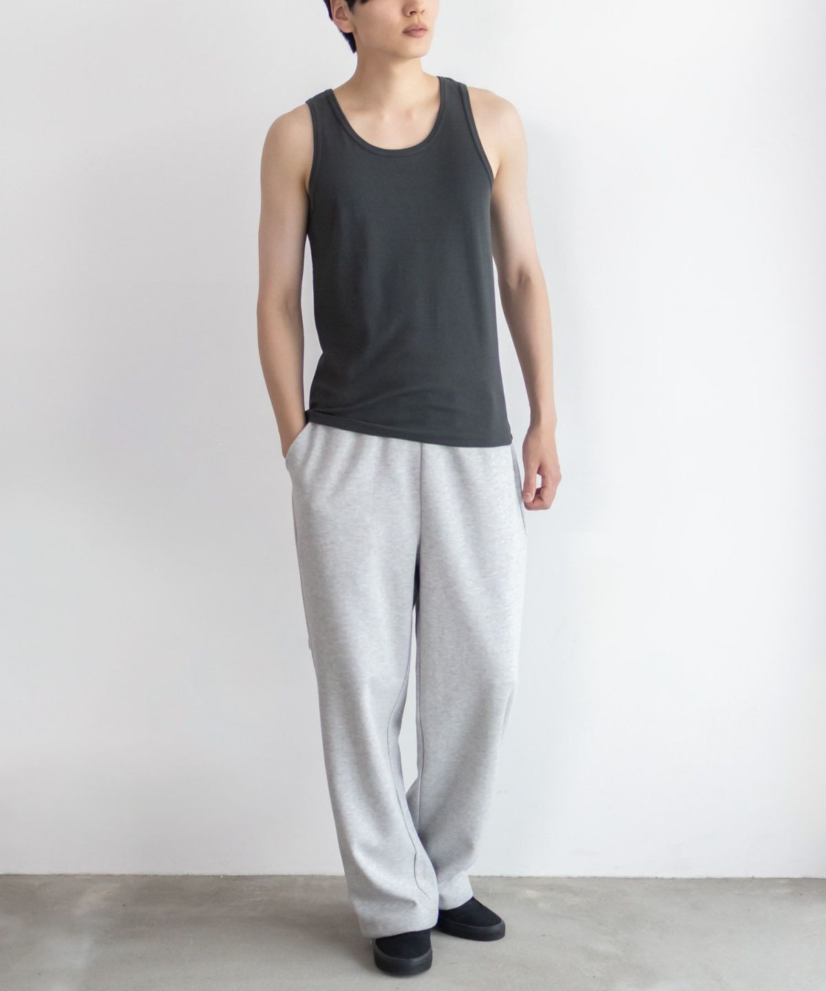 NAVY テレコタンクトップ メンズ ネコポス 対応商品