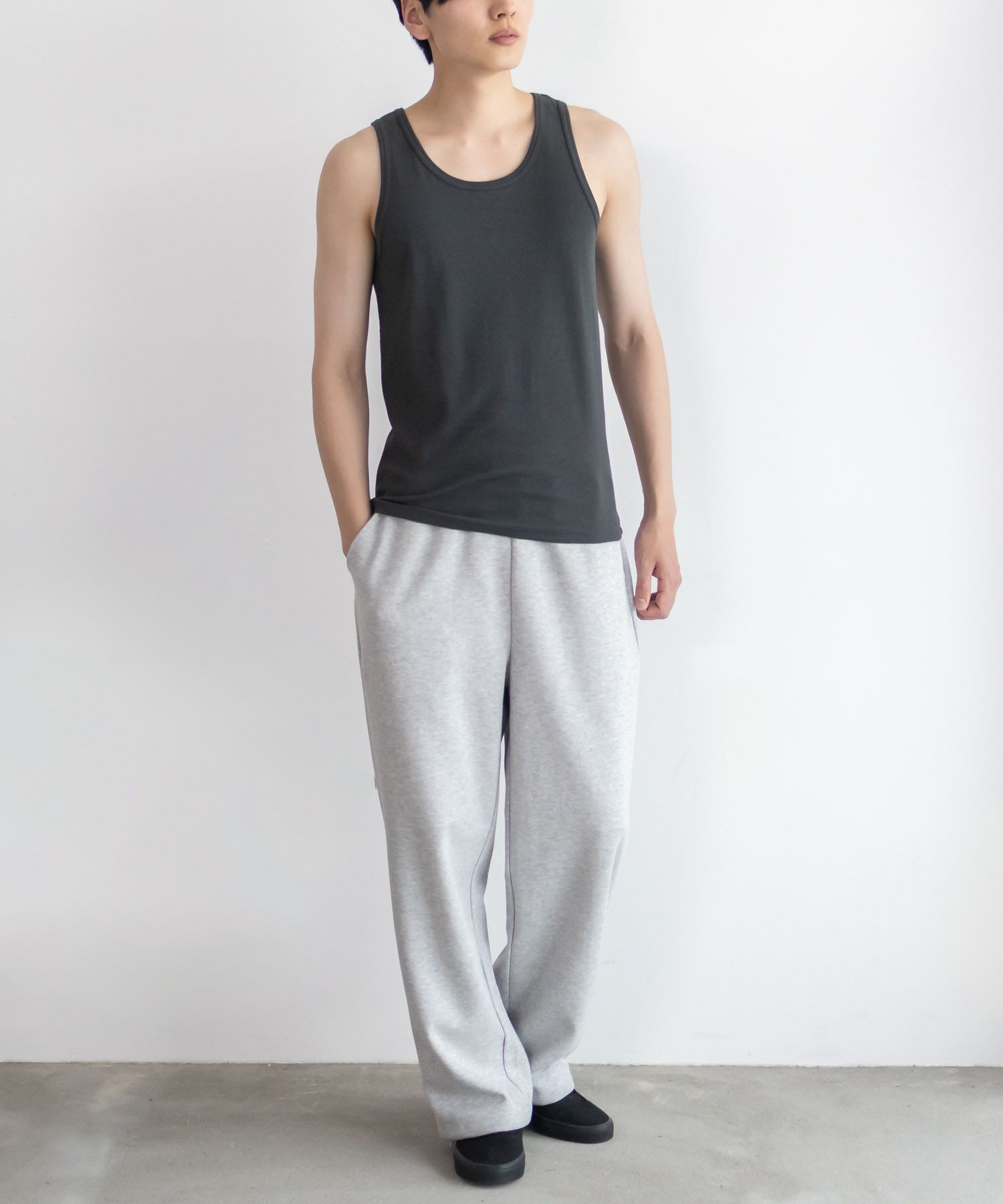 NAVY  テレコタンクトップ メンズ メール便 対応商品商品サムネイル-18