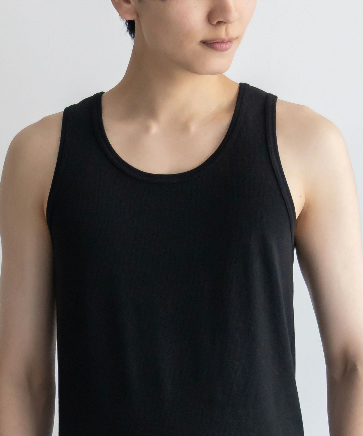 NAVY テレコタンクトップ メンズ ネコポス 対応商品