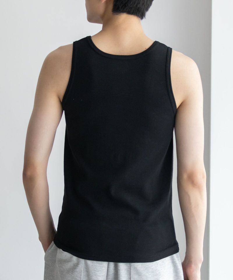 NAVY  テレコタンクトップ メンズ メール便 対応商品商品画像-21