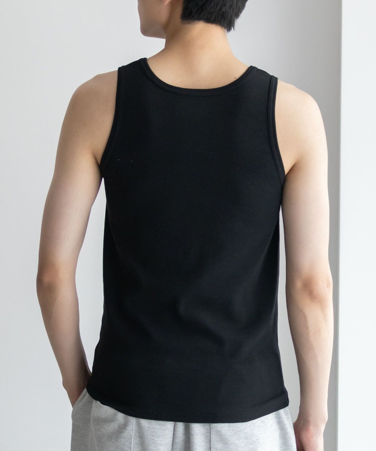 NAVY テレコタンクトップ メンズ ネコポス 対応商品