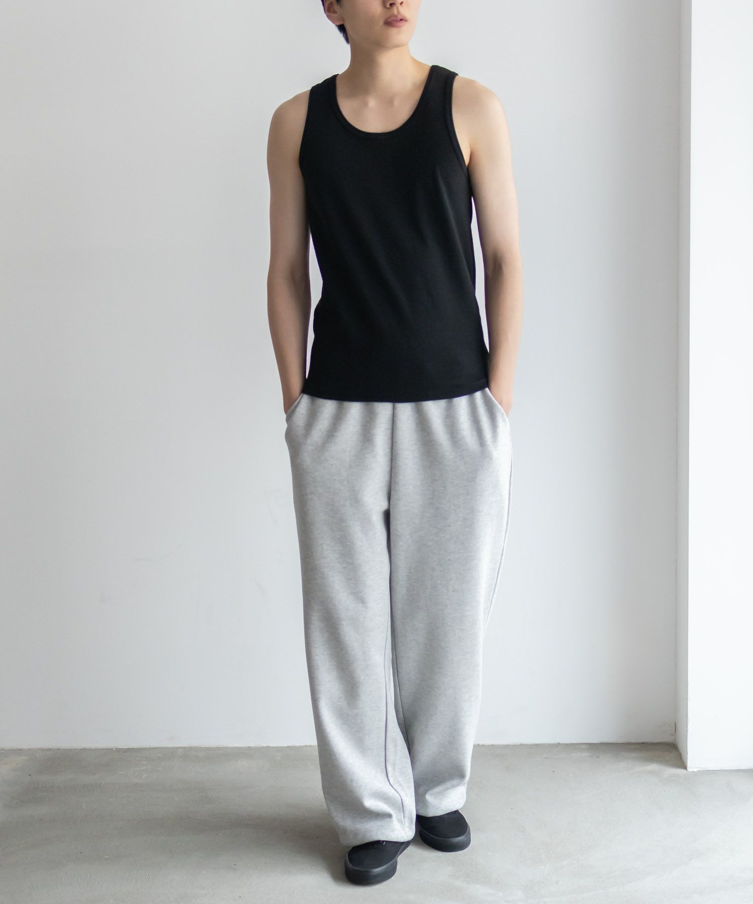 NAVY  テレコタンクトップ メンズ メール便 対応商品商品サムネイル-22