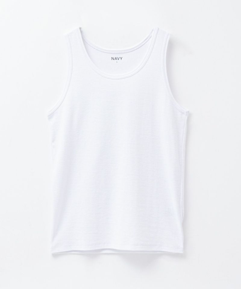 NAVY  テレコタンクトップ メンズ メール便 対応商品商品画像-23