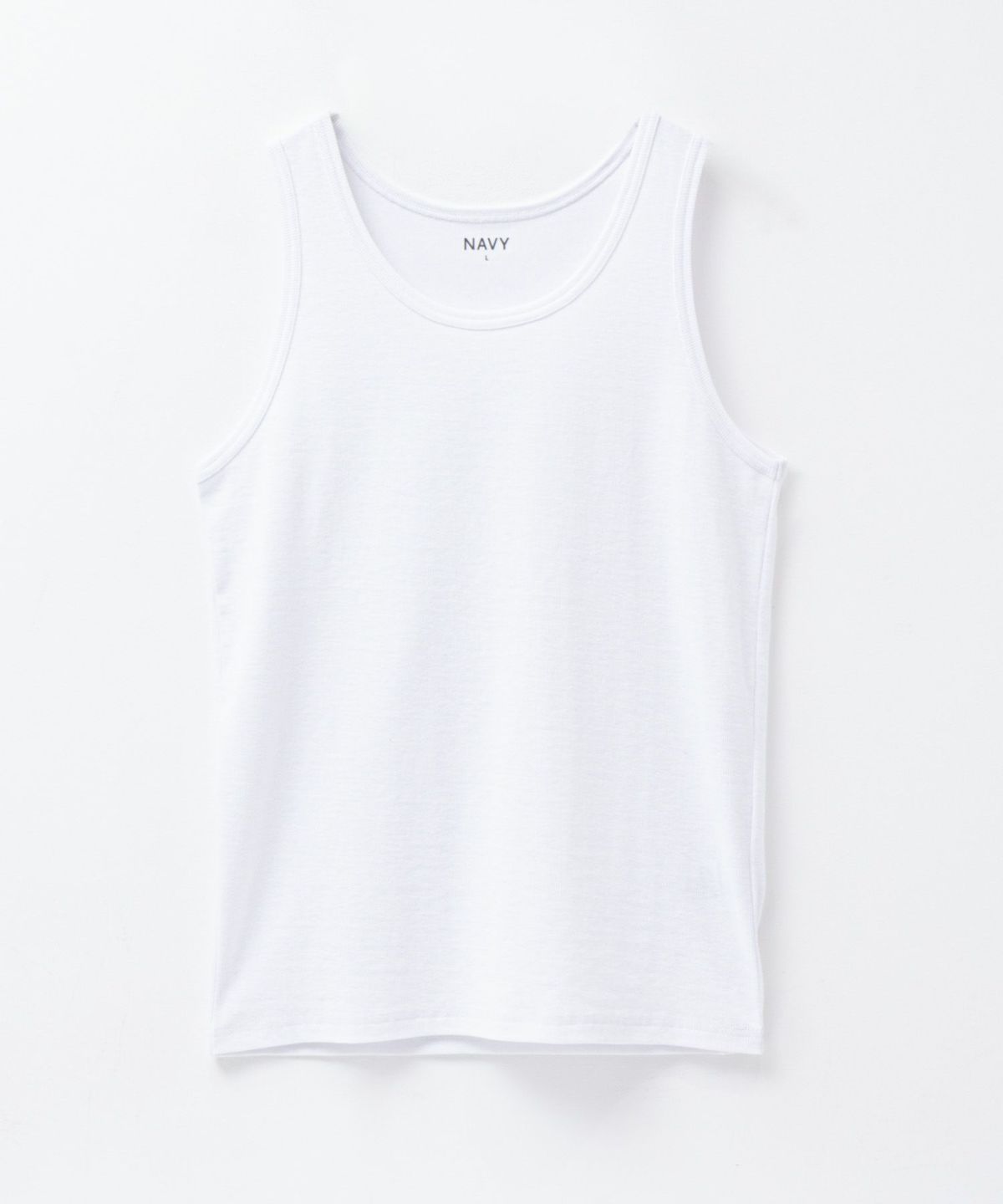 NAVY テレコタンクトップ メンズ ネコポス 対応商品