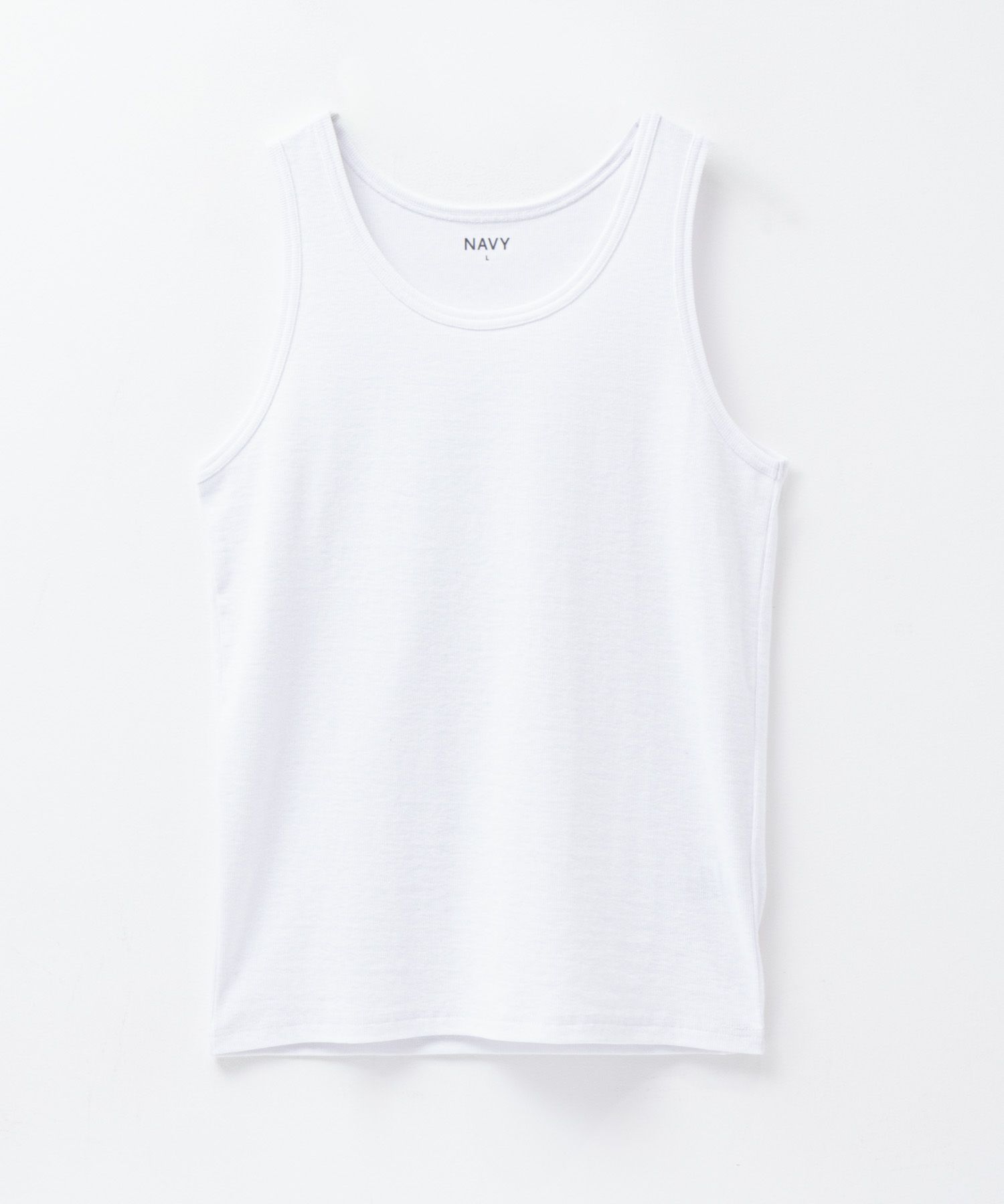 NAVY  テレコタンクトップ メンズ メール便 対応商品商品サムネイル-23